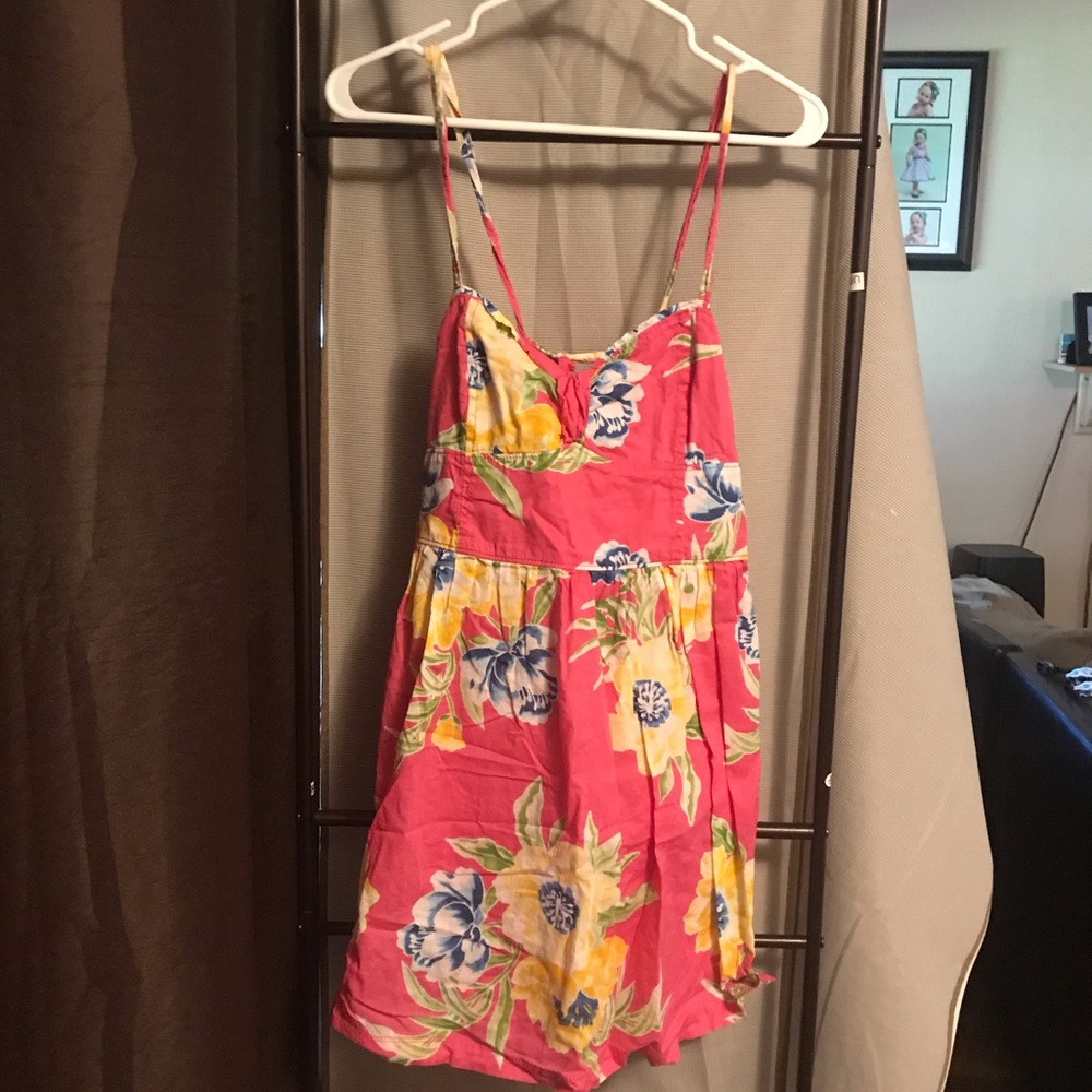 Hollister Pink Floral Summer Dress